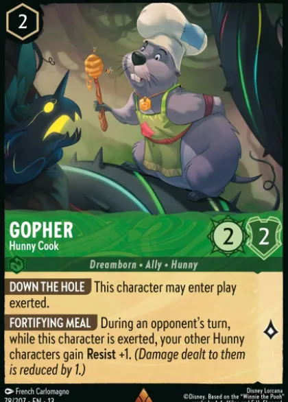 Gopher, Hunny Cook (foil) - Attack of the Vine
