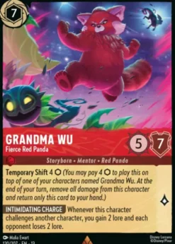 Grandma Wu, Fierce Red Panda (foil) - Attack of the Vine