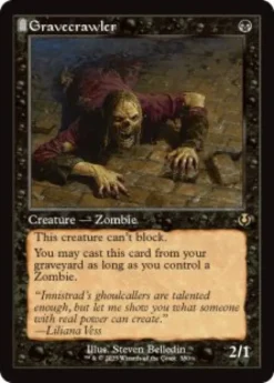 Gravecrawler (foil) (showcase) - Innistrad Remastered Varianten
