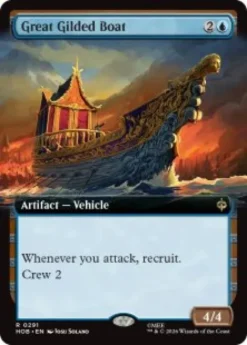 Great Gilded Boat (foil) (extended art) - The Hobbit Varianten