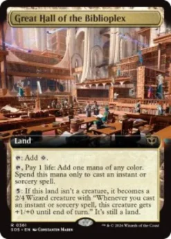 Great Hall of the Biblioplex (extended art) - Secrets of Strixhaven Varianten