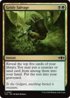 Grisly Salvage - Tarkir: Dragonstorm Commander