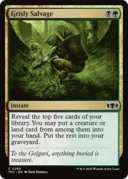 Grisly Salvage - Tarkir: Dragonstorm Commander