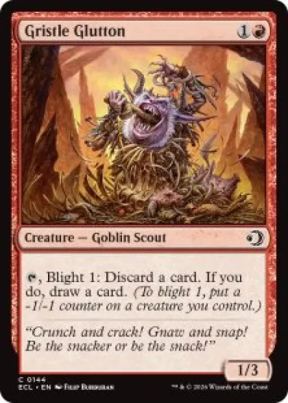 Gristle Glutton (foil) - Lorwyn Eclipsed