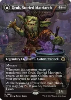 Grub, Storied Matriarch (foil) (borderless) - Lorwyn Eclipsed Varianten