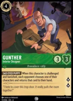 Gunther, Interior Designer (foil) - Ursula's Return