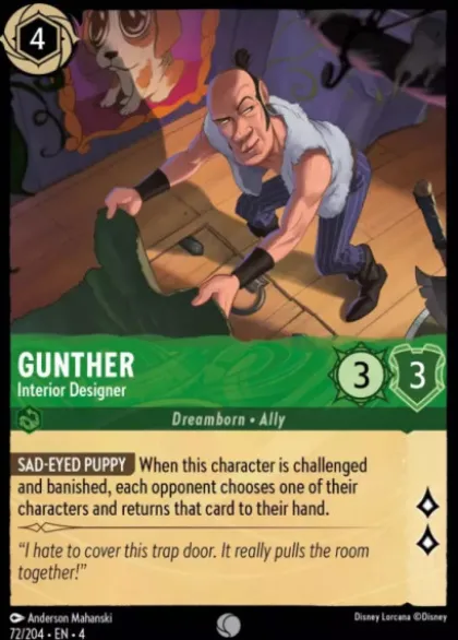 Gunther, Interior Designer (foil) - Ursula's Return