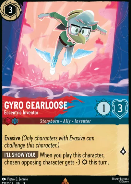 Gyro Gearloose, Eccentric Inventor (foil) - Reign of Jafar