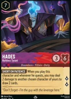 Hades, Ruthless Tyrant (foil) - Reign of Jafar
