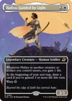 Haliya, Guided by Light (foil) (borderless) - Edge of Eternities Varianten