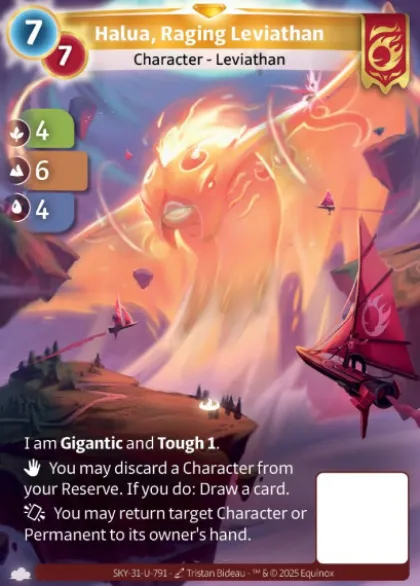Halua, Raging Leviathan (U-791) - skybound unique