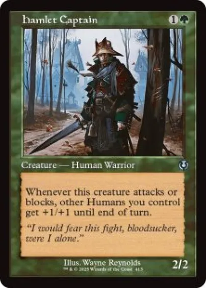 Hamlet Captain (showcase) - Innistrad Remastered Varianten