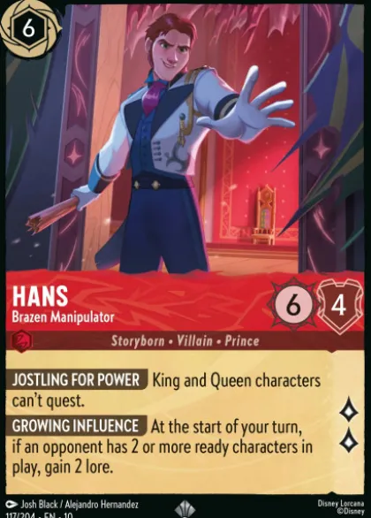 Hans, Brazen Manipulator - Whispers