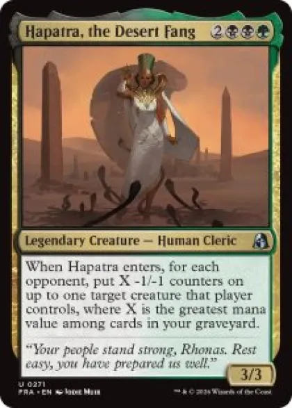 Hapatra, the Desert Fang (foil) - Reality Fracture