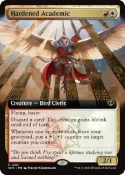 Hardened Academic (extended art) - Secrets of Strixhaven Varianten
