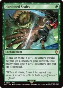 Hardened Scales (surge foil) - Final Fantasy Commander