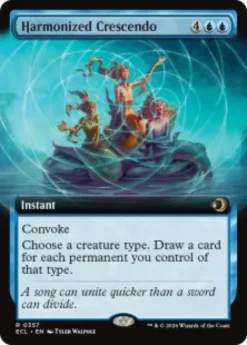 Harmonized Crescendo (#357) (foil) (extended art) - Lorwyn Eclipsed Varianten