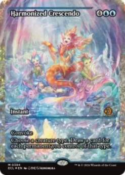 Harmonized Crescendo (#394) (fracture foil) (showcase) - Lorwyn Eclipsed Varianten