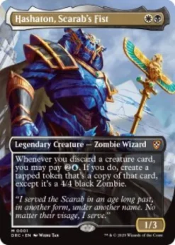 Hashaton, Scarab's Fist (borderless) - Aetherdrift Commander