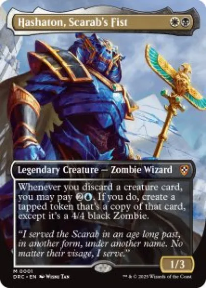 Hashaton, Scarab's Fist (borderless) - Aetherdrift Commander