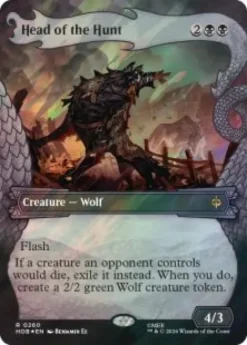 Head of the Hunt (#260) (surge foil) (borderless) - The Hobbit Varianten