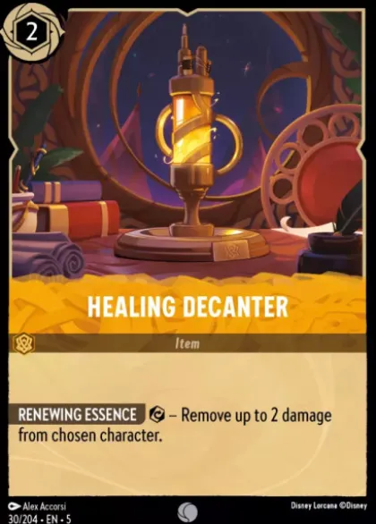 Healing Decanter (foil) - Shimmering Skies
