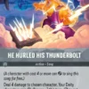 He Hurled His Thunderbolt (foil) (borderless) - Whispers in the Well