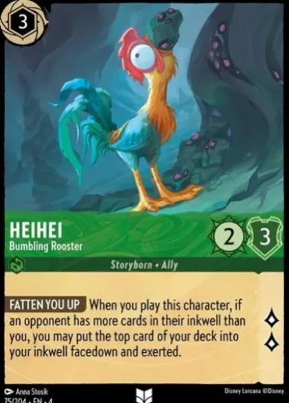 Heihei, Bumbling Rooster (foil) - Ursula's Return