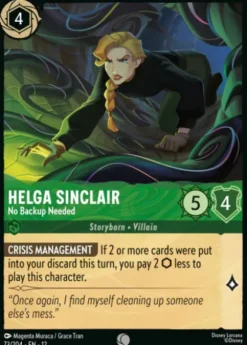 Helga Sinclair, No Backup Needed (foil) - Wilds Unknown
