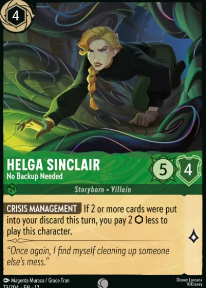 Helga Sinclair, No Backup Needed (foil) - Wilds Unknown