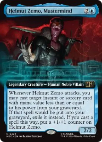 Helmut Zemo, Mastermind (extended art) - Marvel Super Heroes Commander Varianten