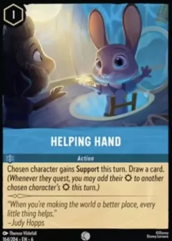 Helping Hand (foil) - Azurite Sea