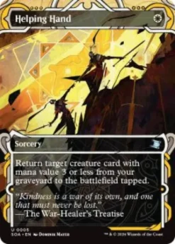 Helping Hand (#005) (foil) (showcase) - Secrets of Strixhaven Mystical Archive