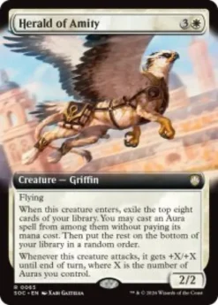 Herald of Amity (extended art) - Secrets of Strixhaven Commander Varianten