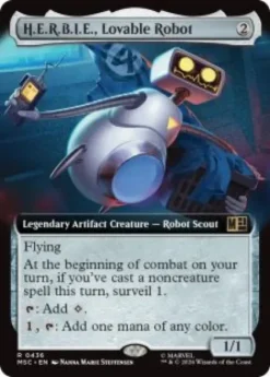 H.E.R.B.I.E., Lovable Robot (extended art) - Marvel Super Heroes Commander Varianten
