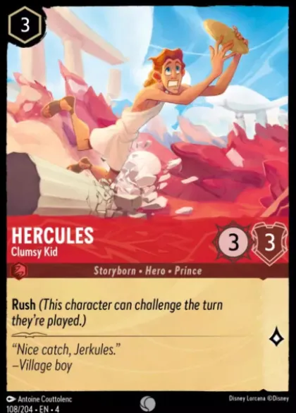 Hercules, Clumsy Kid (foil) - Ursula's Return