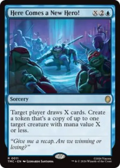 Here Comes a New Hero! (surge foil) - Teenage Mutant Ninja Turtles Eternal-Legal