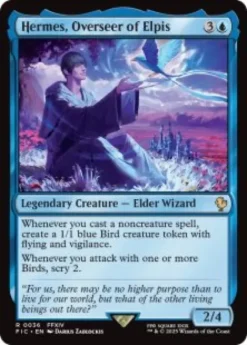 Hermes, Overseer of Elpis (surge foil) - Final Fantasy Commander