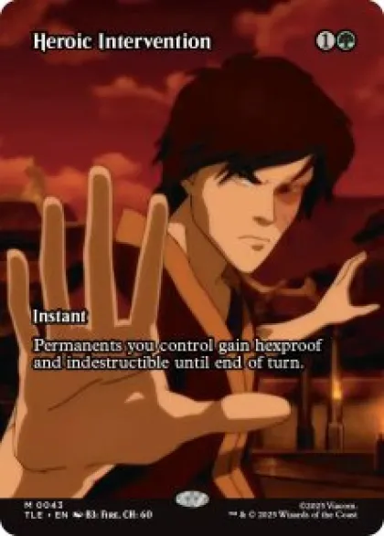 Heroic Intervention (foil) (borderless) - Avatar: The Last Airbender Eternal Varianten