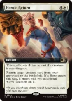 Heroic Return (extended art) - Marvel Super Heroes Commander Varianten