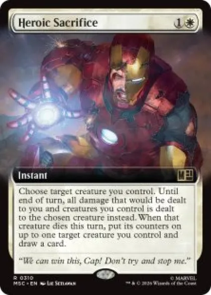 Heroic Sacrifice (extended art) - Marvel Super Heroes Commander Varianten