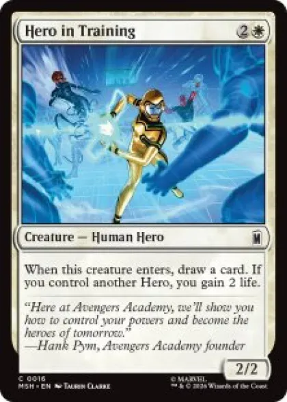Hero in Training (foil) - Marvel Super Heroes