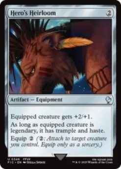 Hero's Heirloom (surge foil) - Final Fantasy Commander