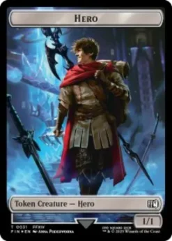 Hero token (#31) (surge foil) (1/1) - Final Fantasy