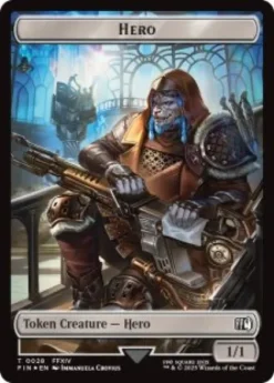 Hero token (#28) (surge foil) (1/1) - Final Fantasy