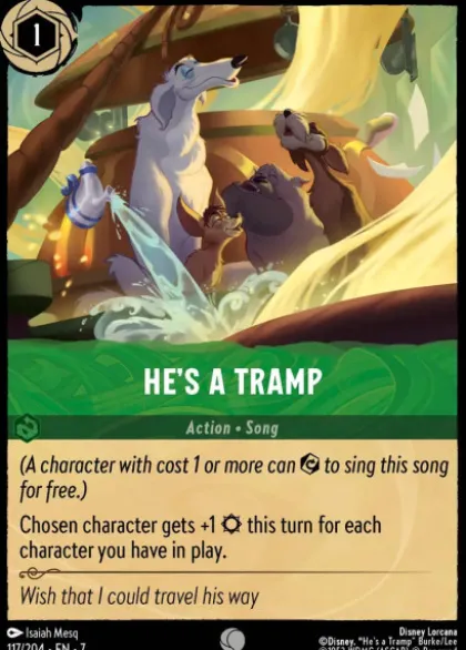 He's A Tramp (foil) - Archazia's island