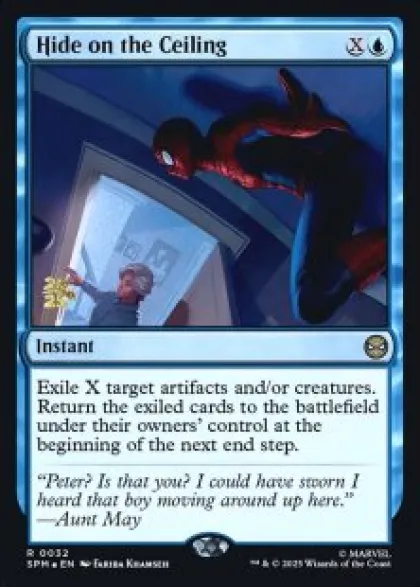 Hide on the Ceiling (foil) - Marvel's Spider-Man Prerelease Promo's