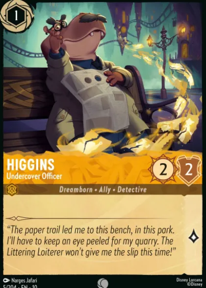 Higgins, Undercover Officer - Whispers