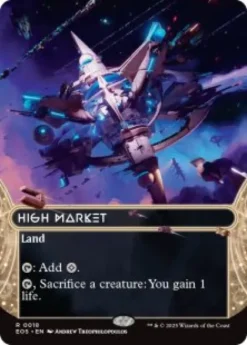 High Market (#18) (foil) (borderless) - Edge of Eternities Stellar Sights
