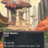 High Market (#153) (galaxy foil) (borderless) - Edge of Eternities Stellar Sights